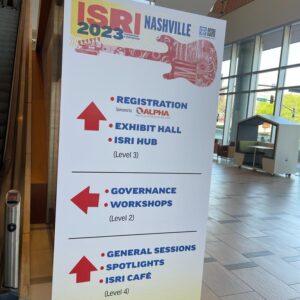 ISRI 2023 Conference Nashville Sign Poster