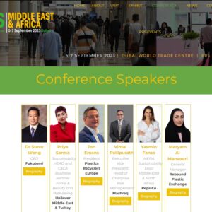 PRS Dubai 2023 Conference Speakers